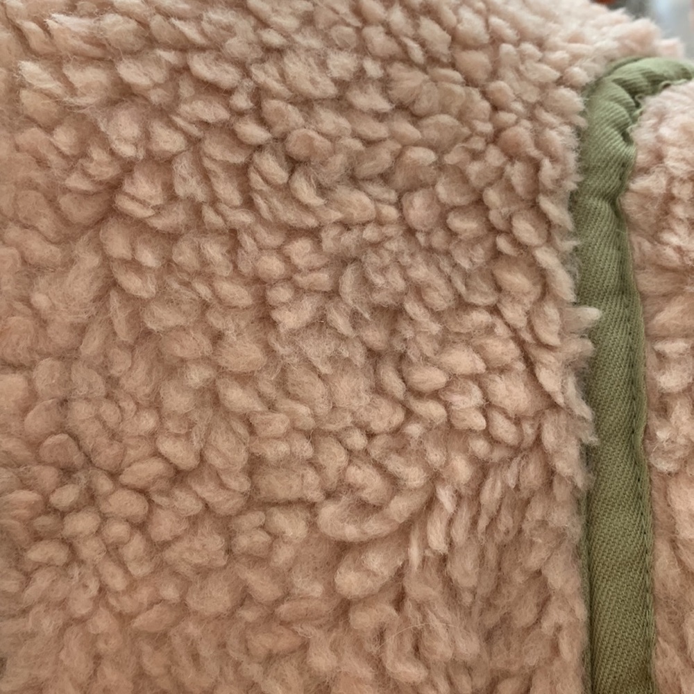 New  Free People Irresistable Teddy Cardi Coat Pink s, m - Picture 6 of 6